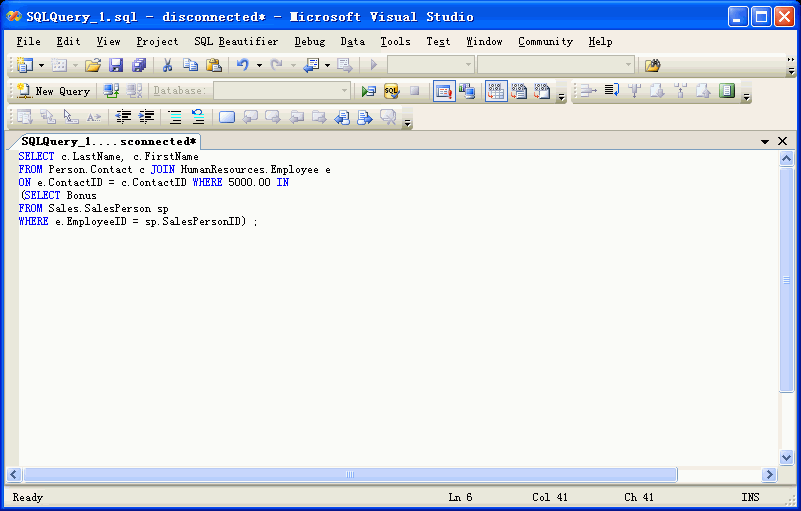 SQL Pretty Printer Add-In for Visual Studio